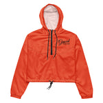 Load image into Gallery viewer, All Things Women’s Cropped Windbreaker (orange)
