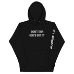 Load image into Gallery viewer, Don&#39;t Trip Hoodie (black)
